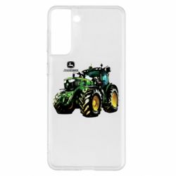 Чохол для Samsung S21+ John Deere Tractor and logo - PrintSalon
