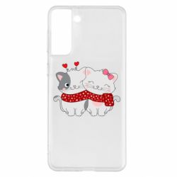 Чехол для Samsung S21+ Kittens In Love - PrintSalon