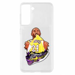 Чехол для Samsung S21 Kobe Bryant and sneakers - PrintSalon