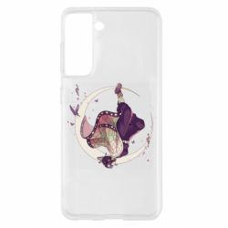 Чехол для Samsung S21 Kochou Shinobu аnime Demon Slayer - PrintSalon