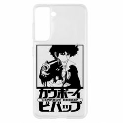 Чехол для Samsung S21 Ковбой Бибоп с ружьем - PrintSalon