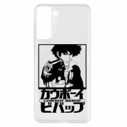 Чехол для Samsung S21+ Ковбой Бибоп с ружьем - PrintSalon