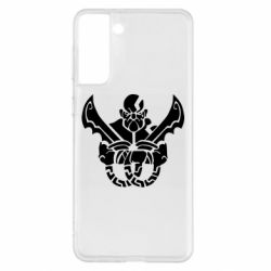 Чехол для Samsung S21+ Kratos silhouette - PrintSalon