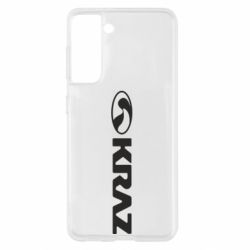 Чехол для Samsung S21 КРаЗ логотип - PrintSalon
