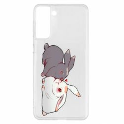 Чехол для Samsung S21+ Кролики Вэй и Лань - PrintSalon