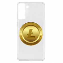 Чехол для Samsung S21+ Litecoin coin - PrintSalon