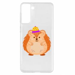 Чехол для Samsung S21+ Little hedgehog in a hat - PrintSalon