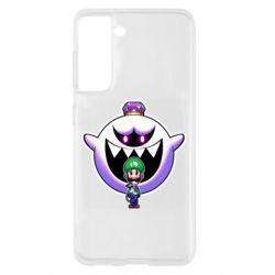 Чохол для Samsung S21 Luigi and King Boo - PrintSalon