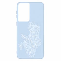 Чехол для Samsung S21 Map Ukraine - PrintSalon