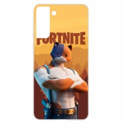 Чехол для Samsung S21+ Meowscles and logo - PrintSalon