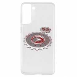 Чехол для Samsung S21+ Mercedes logo механизм - PrintSalon