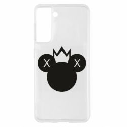 Чехол для Samsung S21 Mickey with a crown