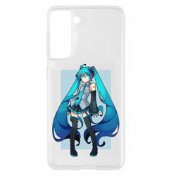 Чехол для Samsung S21 Miku art - PrintSalon