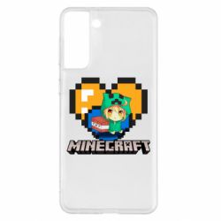 Чохол для Samsung S21+ Minecraft Girl - PrintSalon