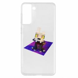 Чехол для Samsung S21+ Minecraft King - PrintSalon