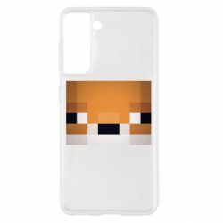 Чехол для Samsung S21 Minecraft Minimalist - PrintSalon
