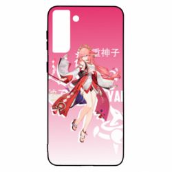 Чохол для Samsung S21+ Mischievous Yae Miko - PrintSalon