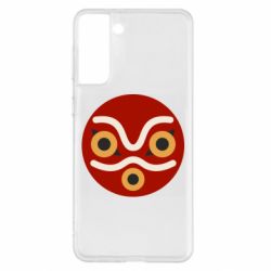 Чехол для Samsung S21+ Mononoke mask - PrintSalon