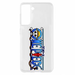 Чехол для Samsung S21 One Piece Logo Skull - PrintSalon