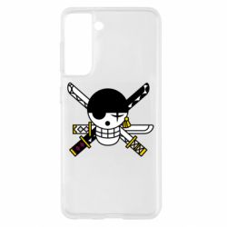 Чехол для Samsung S21 One Piece Zoro logo - PrintSalon