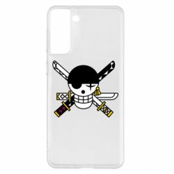 Чехол для Samsung S21+ One Piece Zoro logo - PrintSalon