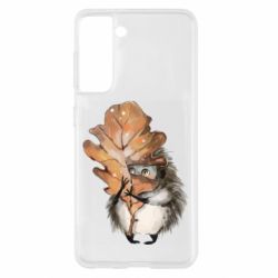 Чехол для Samsung S21 Осенний ежик - PrintSalon