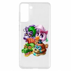 Чехол для Samsung S21+ Персонажи FNAF - PrintSalon