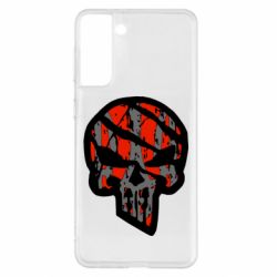 Чохол для Samsung S21+ Punisher Coat of arms of Ukraine - PrintSalon