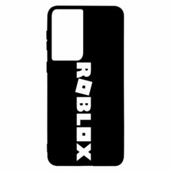 Чехол для Samsung S21 Roblox inscription - PrintSalon
