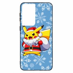 Чохол для Samsung S21 Santa Claus Pikachu - PrintSalon