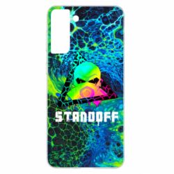 Чехол для Samsung S21+ Standoff art skull - PrintSalon
