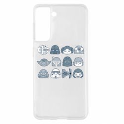 Чехол для Samsung S21 Star wars icons - PrintSalon