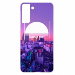 Чохол для Samsung S21+ Sunset city - PrintSalon