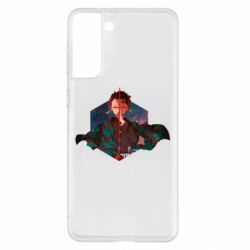 Чехол для Samsung S21+ Танджиро Камадо - PrintSalon