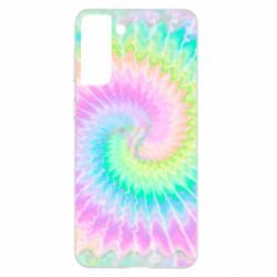 Чохол для Samsung S21+ Tie dye spiral - PrintSalon