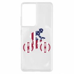 Чохол для Samsung S21 Ultra American cyclist