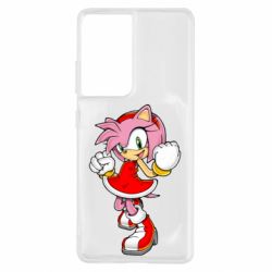 Чохол для Samsung S21 Ultra Amy Rose with smile - PrintSalon