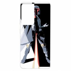 Чохол для Samsung S21 Ultra Boba Fett art - PrintSalon