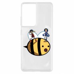 Чехол для Samsung S21 Ultra Brave bee - PrintSalon