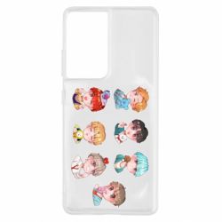 Чехол для Samsung S21 Ultra BTS cute boys - PrintSalon
