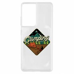 Чехол для Samsung S21 Ultra Camping and forest - PrintSalon