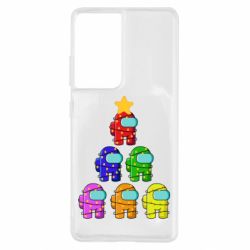 Чохол для Samsung S21 Ultra Christmas Tree Among Us - PrintSalon