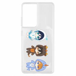 Чохол для Samsung S21 Ultra Чжун, Венті і Тортик - PrintSalon