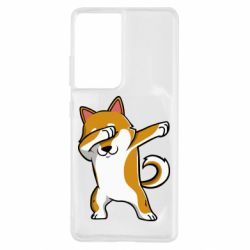 Чехол для Samsung S21 Ultra Cool Hachiko - PrintSalon