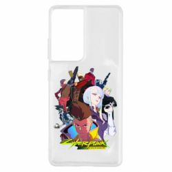 Чехол для Samsung S21 Ultra Cyberpunk: Edgerunners - PrintSalon