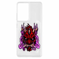 Чехол для Samsung S21 Ultra Darth Maul Japanese mask - PrintSalon