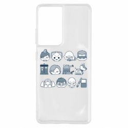 Чехол для Samsung S21 Ultra Doctor who icons - PrintSalon
