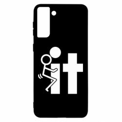 Чехол для Samsung S21 Ultra F*ck with IT - PrintSalon