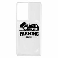 Чехол для Samsung S21 Ultra Farming Tractor - PrintSalon
