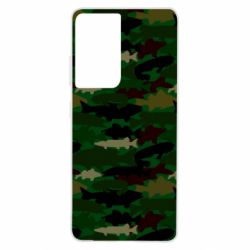 Чохол для Samsung S21 Ultra Fisherman Camouflage - PrintSalon